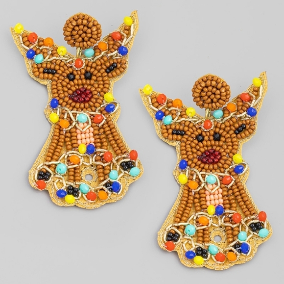 Christmas Earrings 10 types - Picture 2 of 10